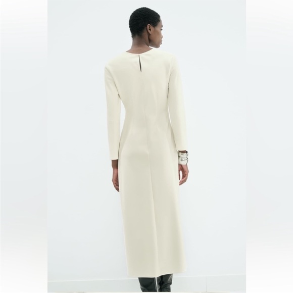 ZARA Crepe Midi Dress - Picture 7 of 12